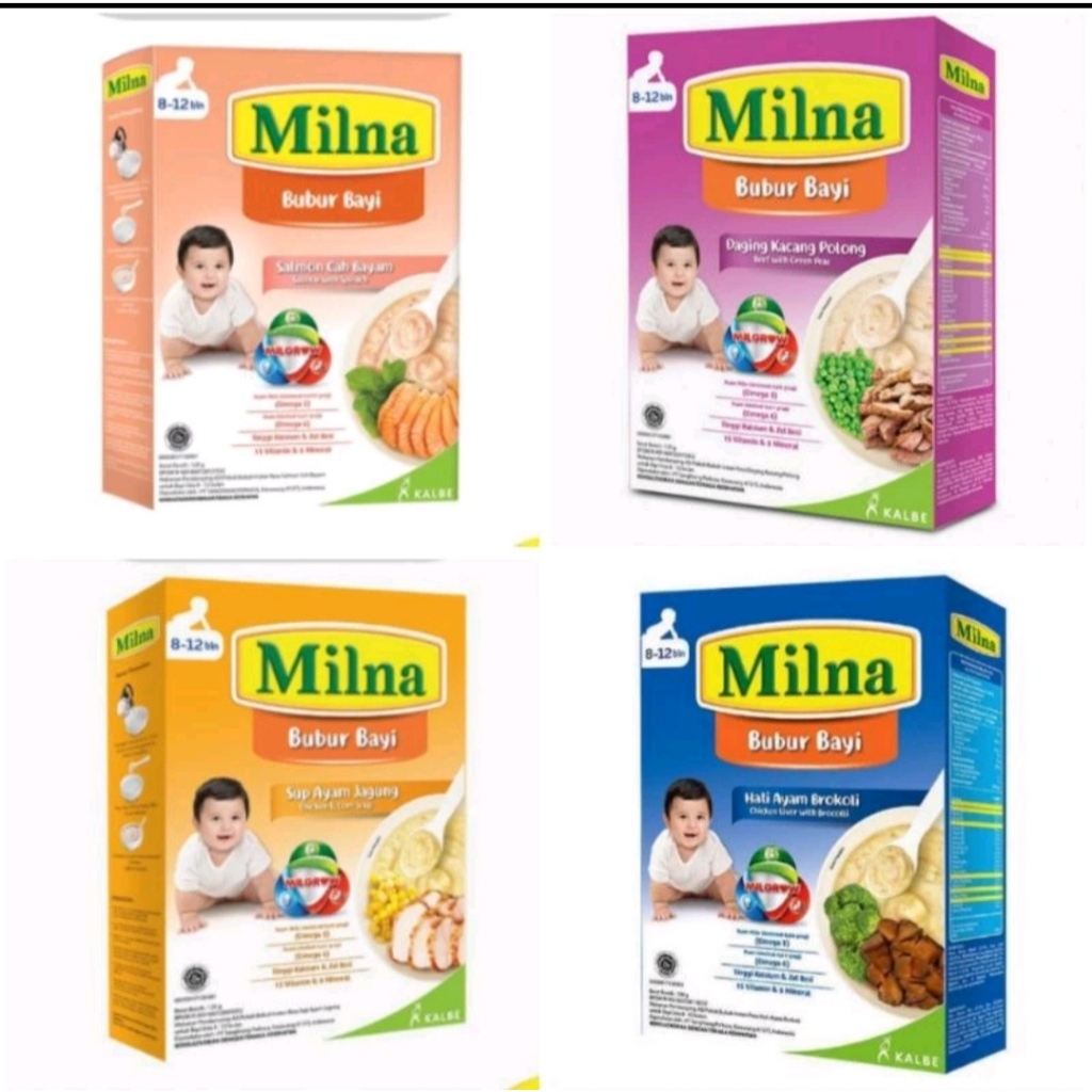 Milna Bubur Bayi 8+ (8-12 bulan) 120gr