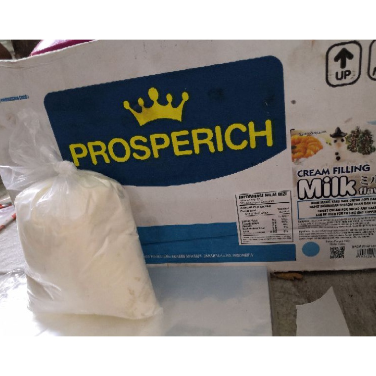 

✡ Prosperich Butter cream milk filling 250gr ➲Terlaris