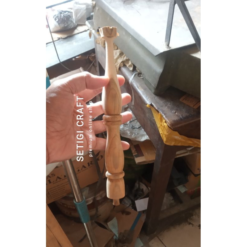 Ruji-ruji Bubut Kayu Jati