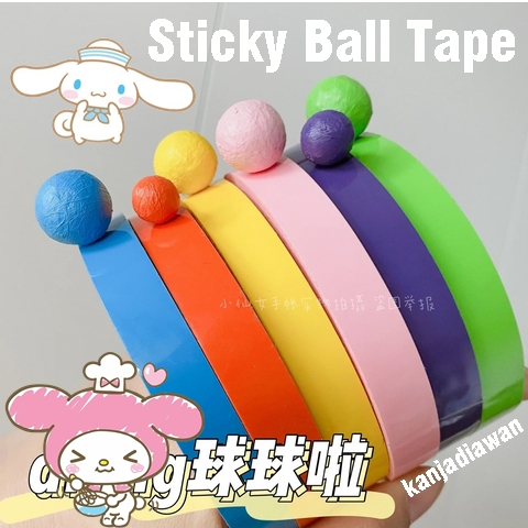 

Sticky Ball Tape Mainan Viral Isolasi Bola lengket Sticky Sanrio Tape