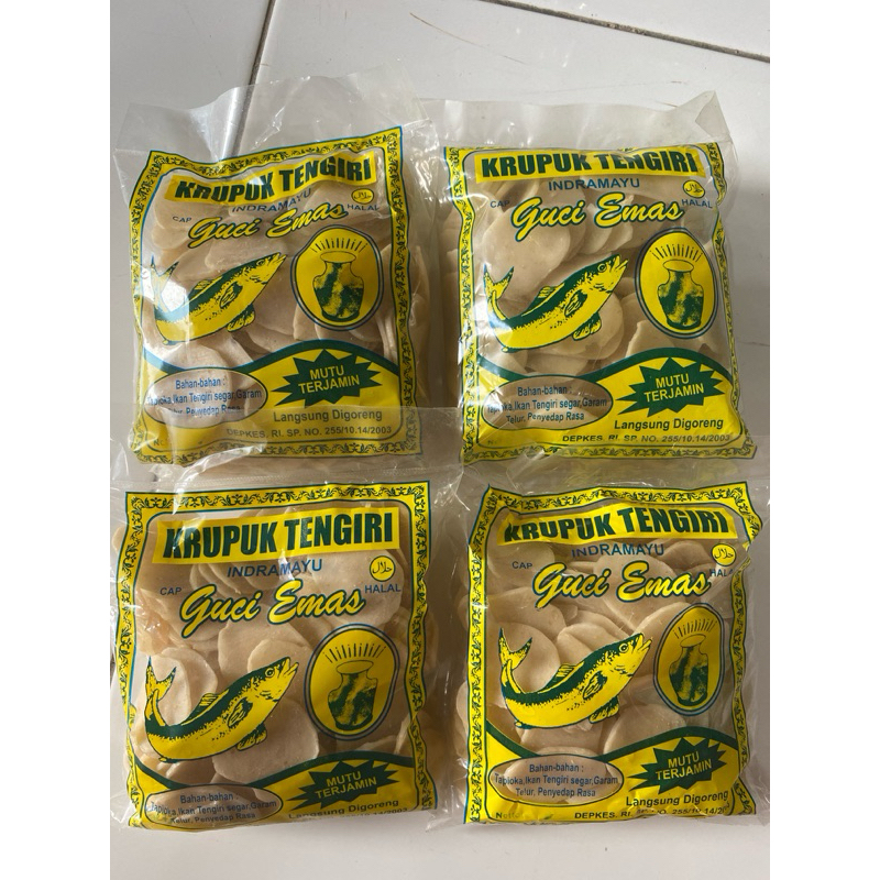 

Kerupuk tengiri mentah