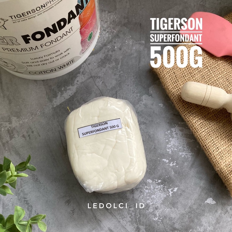 

[KODE ZKGBB] TIGERSON FONDANT SUPER FONDANT PREMIUM 500 GRAM