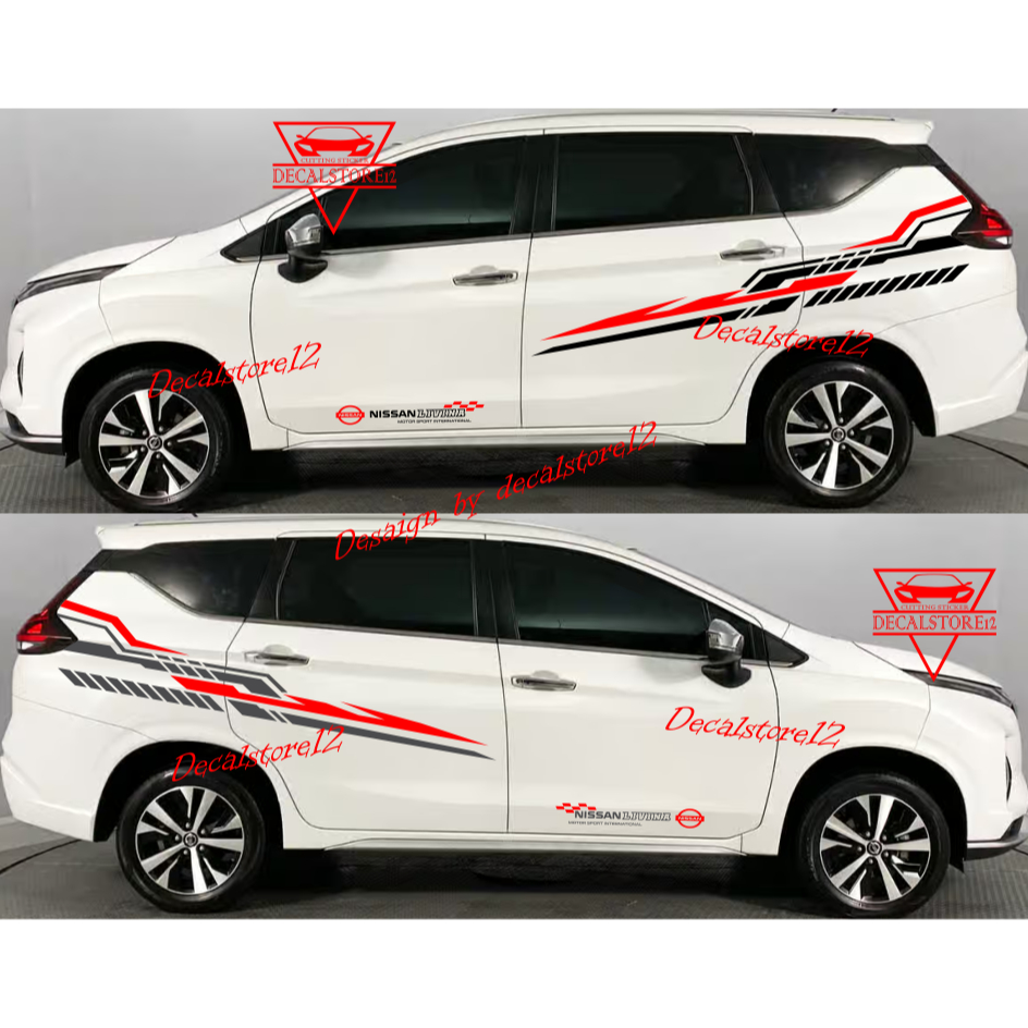 Promo sticker nissan grand livina stiker body mobil all new nissan livina
