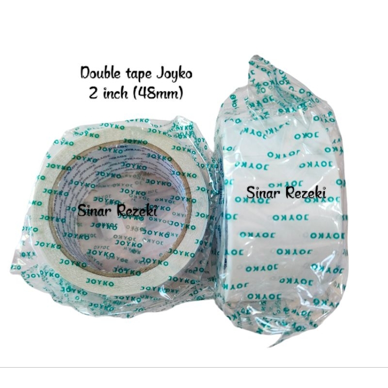 

6 buah!! Double tape joyko 2 inch 48mm/dobeltip/dobeltape joyko/dobel tip