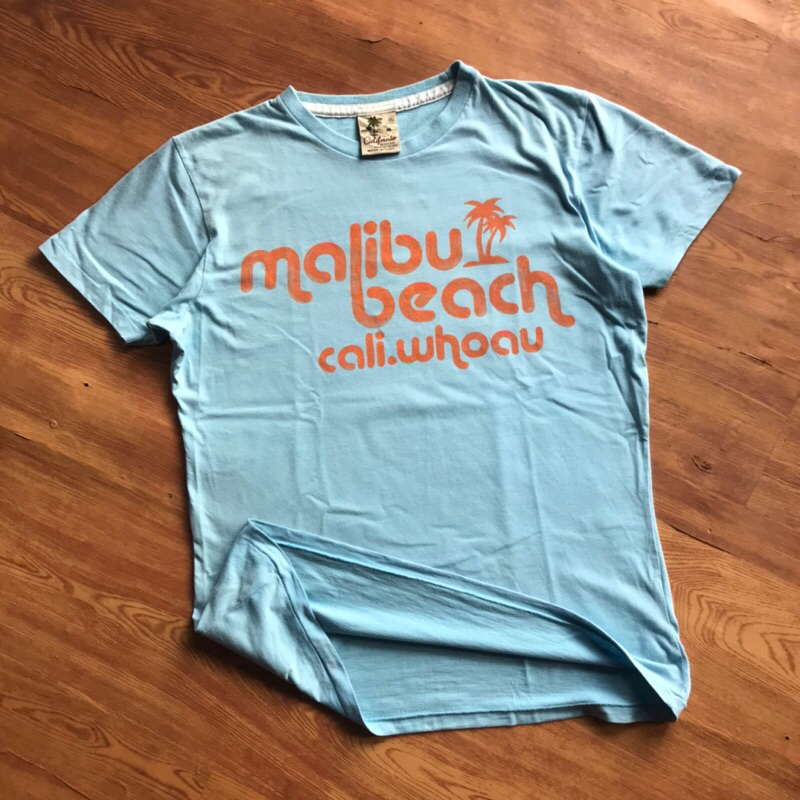 Kaos Vintage WHO AU Malibu Beach Single Stich
