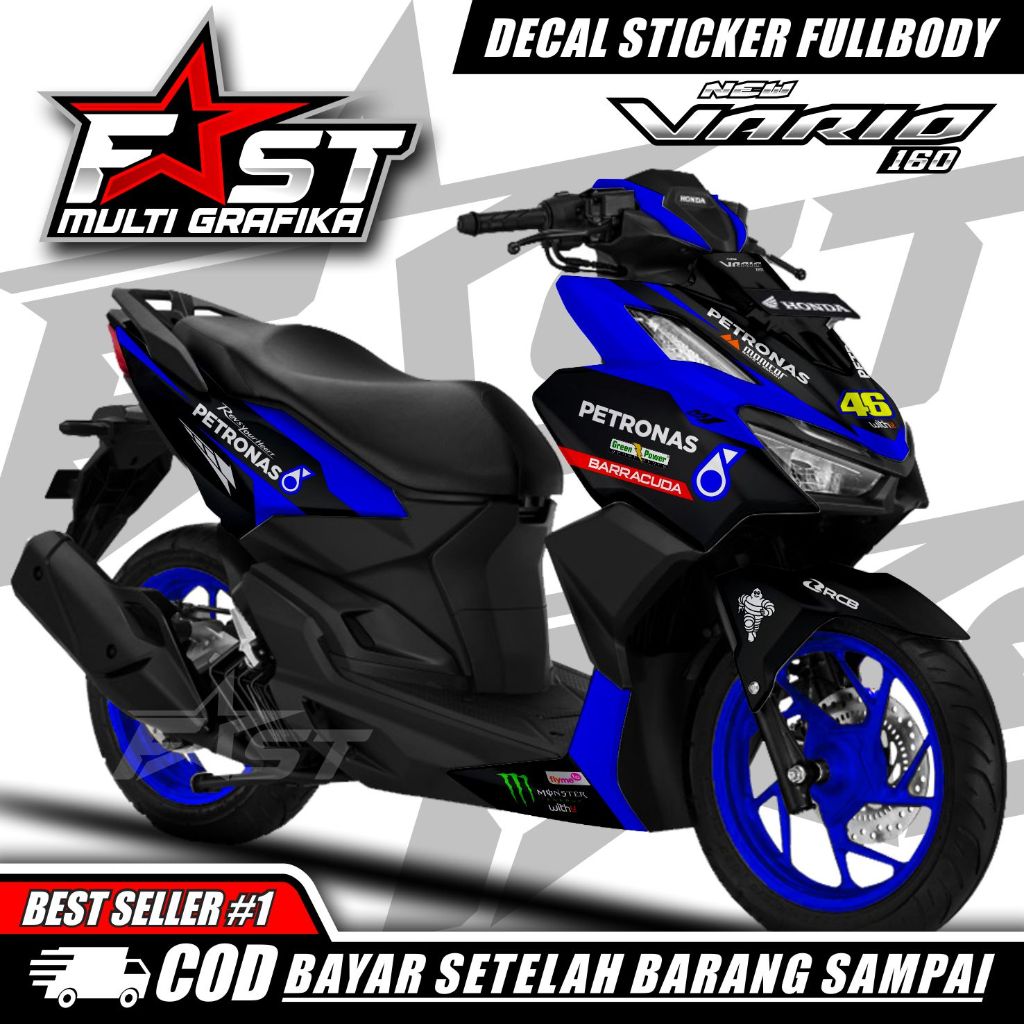 (COD) decal vario new 160 2022 stiker striping vario 160 stiker fullbody honda vario 160 stiker deca