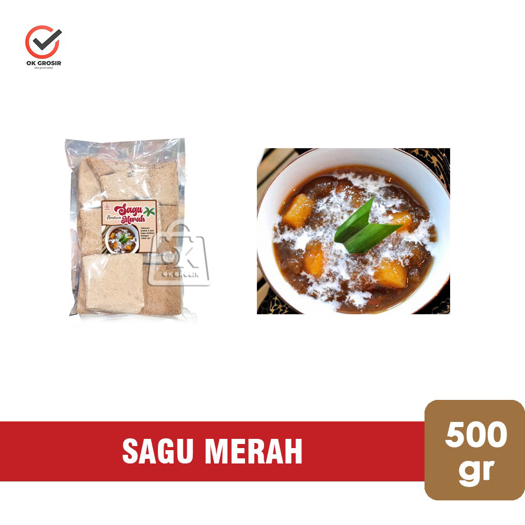 

Sagu Ambon Merah / Sagu Rangi Lempeng (500 gr)