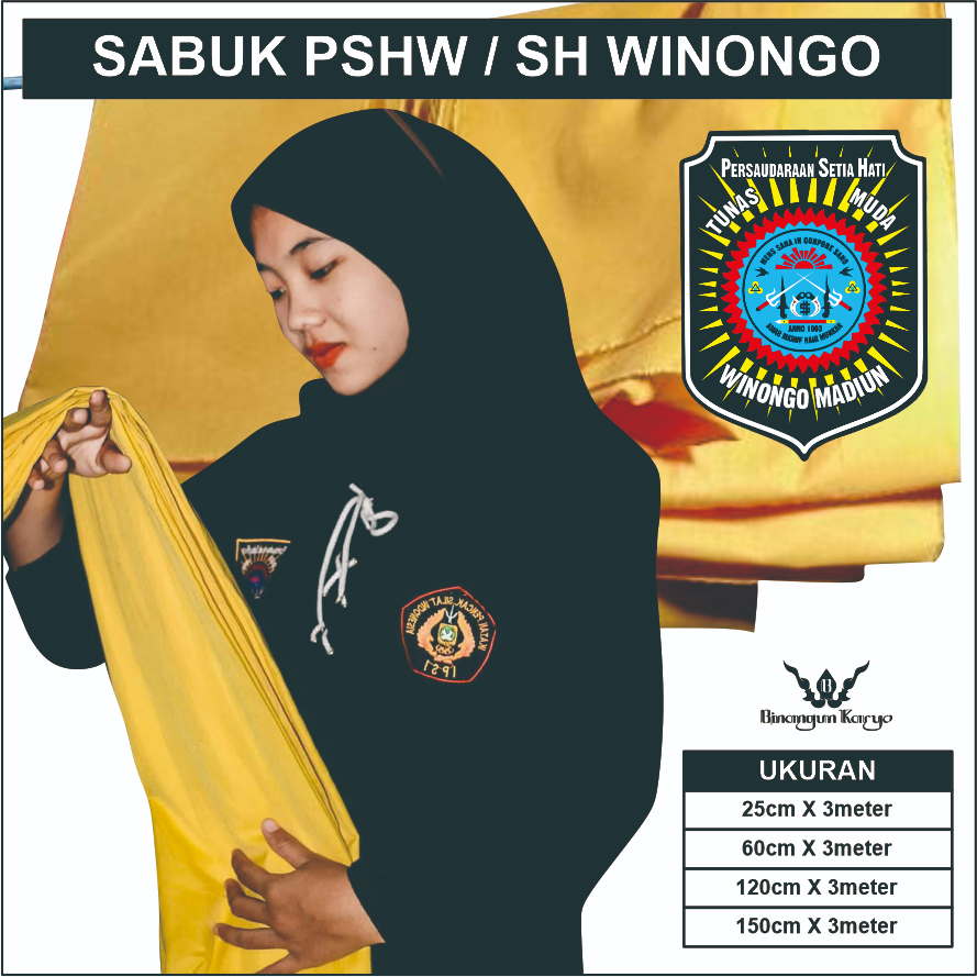 Sabuk PSHW TM - SH Winongo/Sabuk sakral SH Winongo/Sabuk SH Winongo/STK 1903