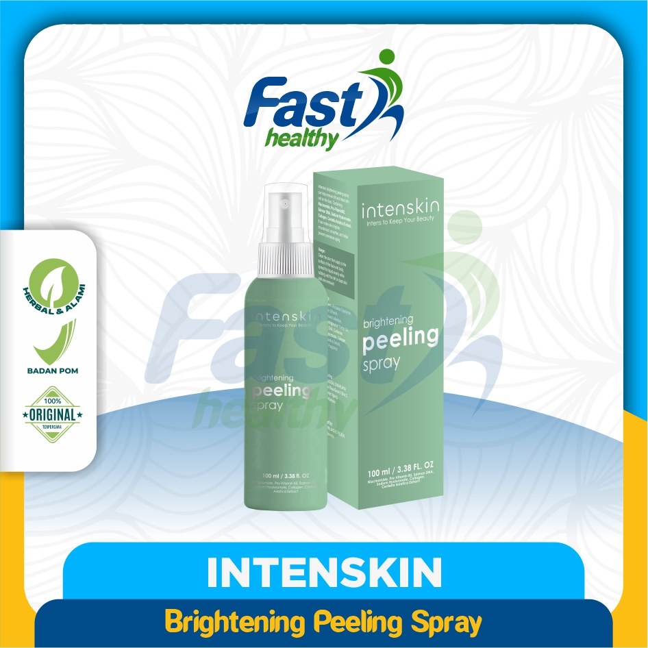 INTENSSKIN PEELING BADAN PENGHILANG PERONTOK DAKI PEELING SPRAY PELEMBAP KULIT BPOM PLUS DNA SALMON