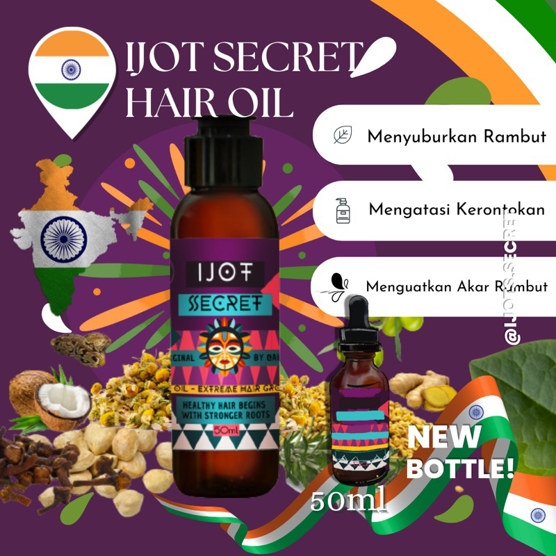 [OFFICIAL] Ijot’s Secret Hair Oil solusi Rontok dan Penyubur Rambut