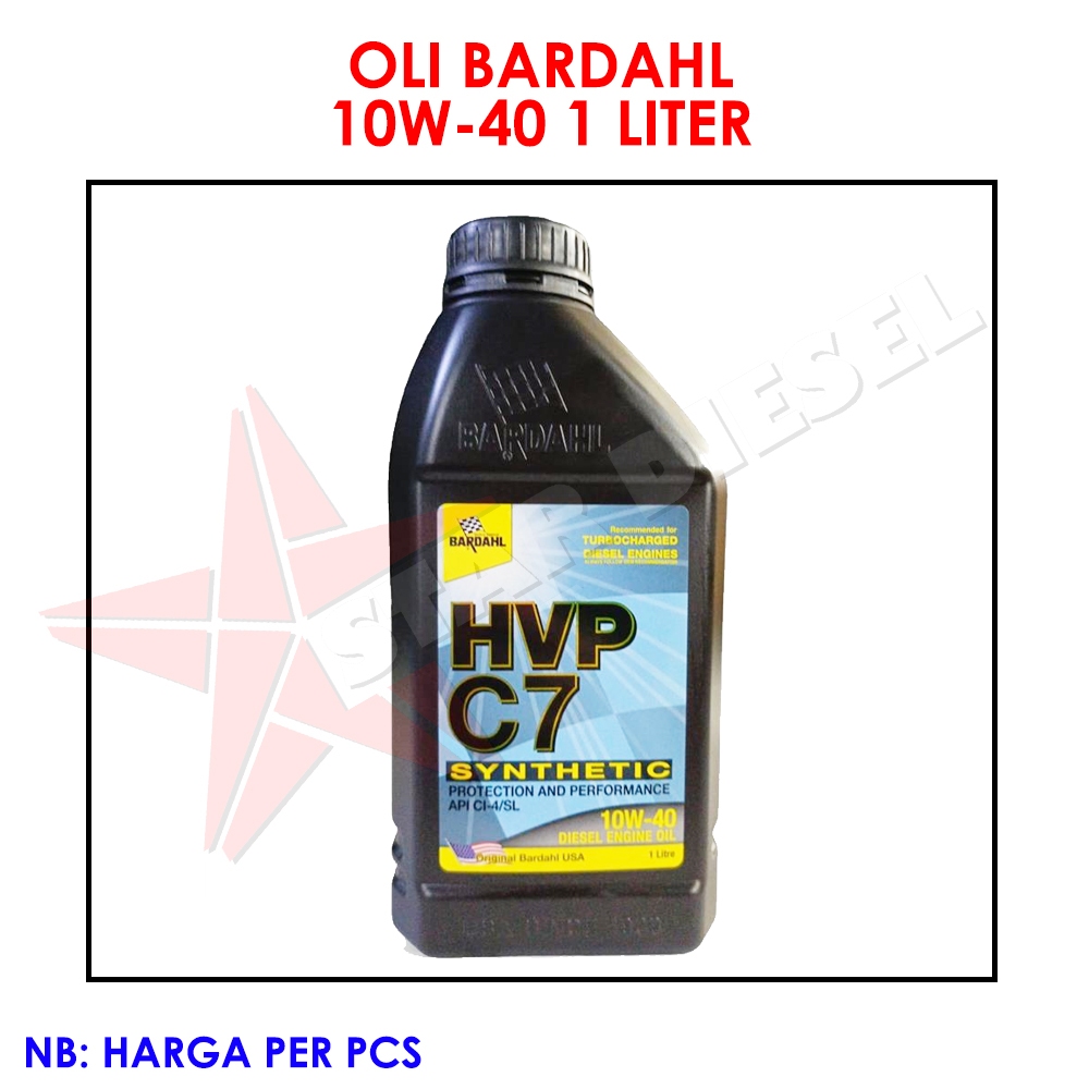 OLI BARDAHL 10W-40 1 LITER OLI MESIN DIESEL SYNTETIC 10W-40 1L