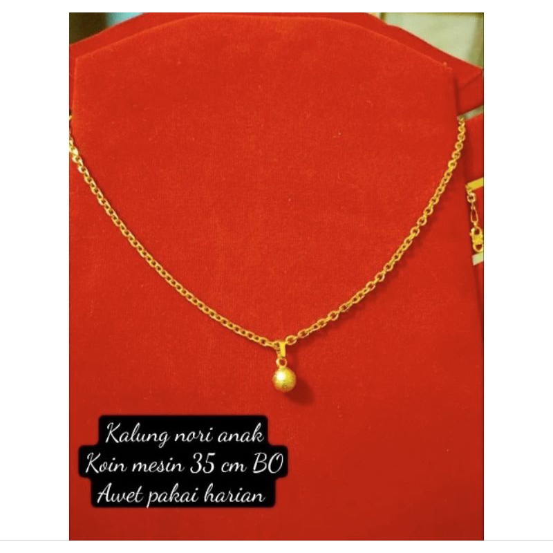 KALUNG NORI LAPIS EMAS 24K