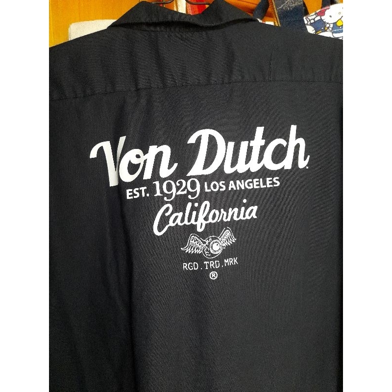 Von Dutch Open Collar Shirt
