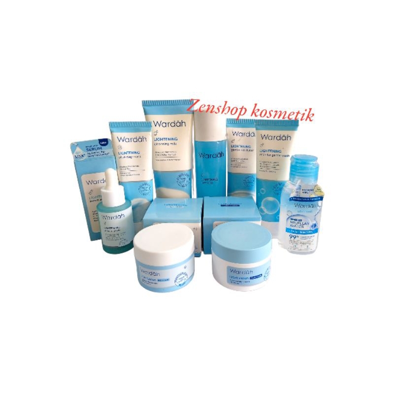 WARDAH LIGHTENING PAKET LENGKAP SET SKINCARE PERAWATAN WAJAH