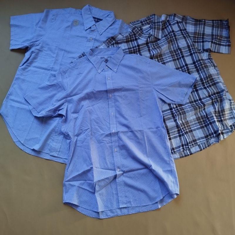 KEMEJA ORIGINAL UNIQLO SECOND 3 PCS 200RB PREMIUM 100% ASLI