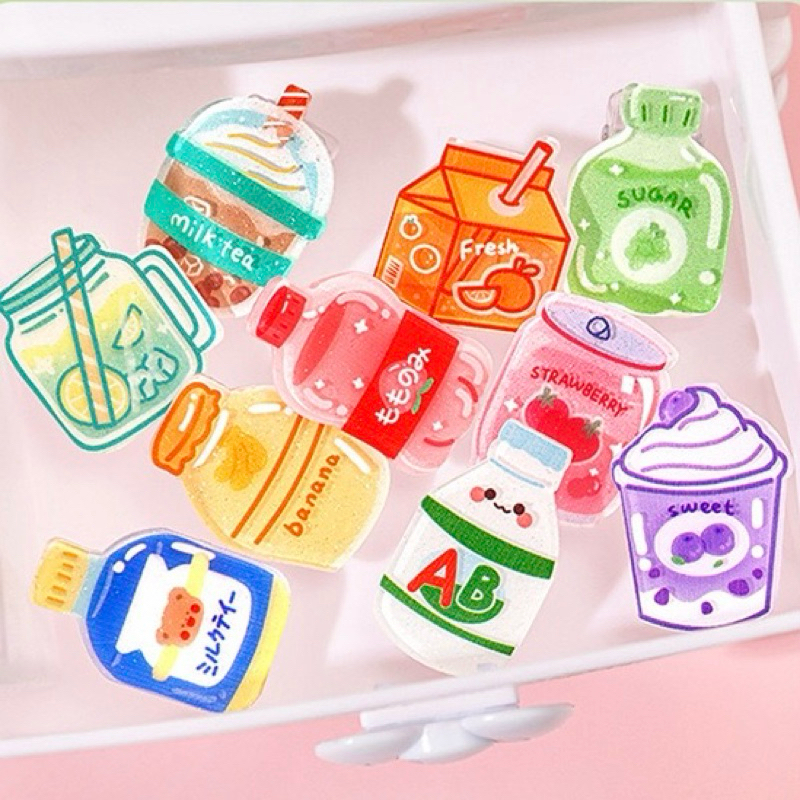 

AJS Jepit kertas acrylic / paper Clips / jepitan kertas /book paper binder / klip kertas JPT5