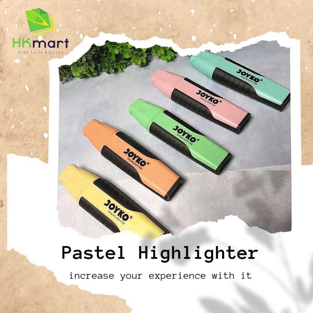 

STABILO/ HIGHLIGHTER JOYKO HL100 PASTEL MURAH