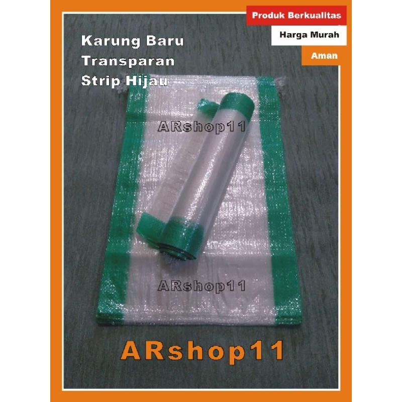Karung Plastik Baru , Karung Transparan , Karung Bening , Karung Beras