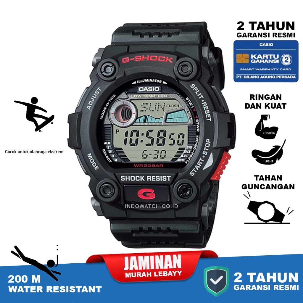 Casio G-Shock G-7900-1 g shock g7900 g 7900 original garansi resmi