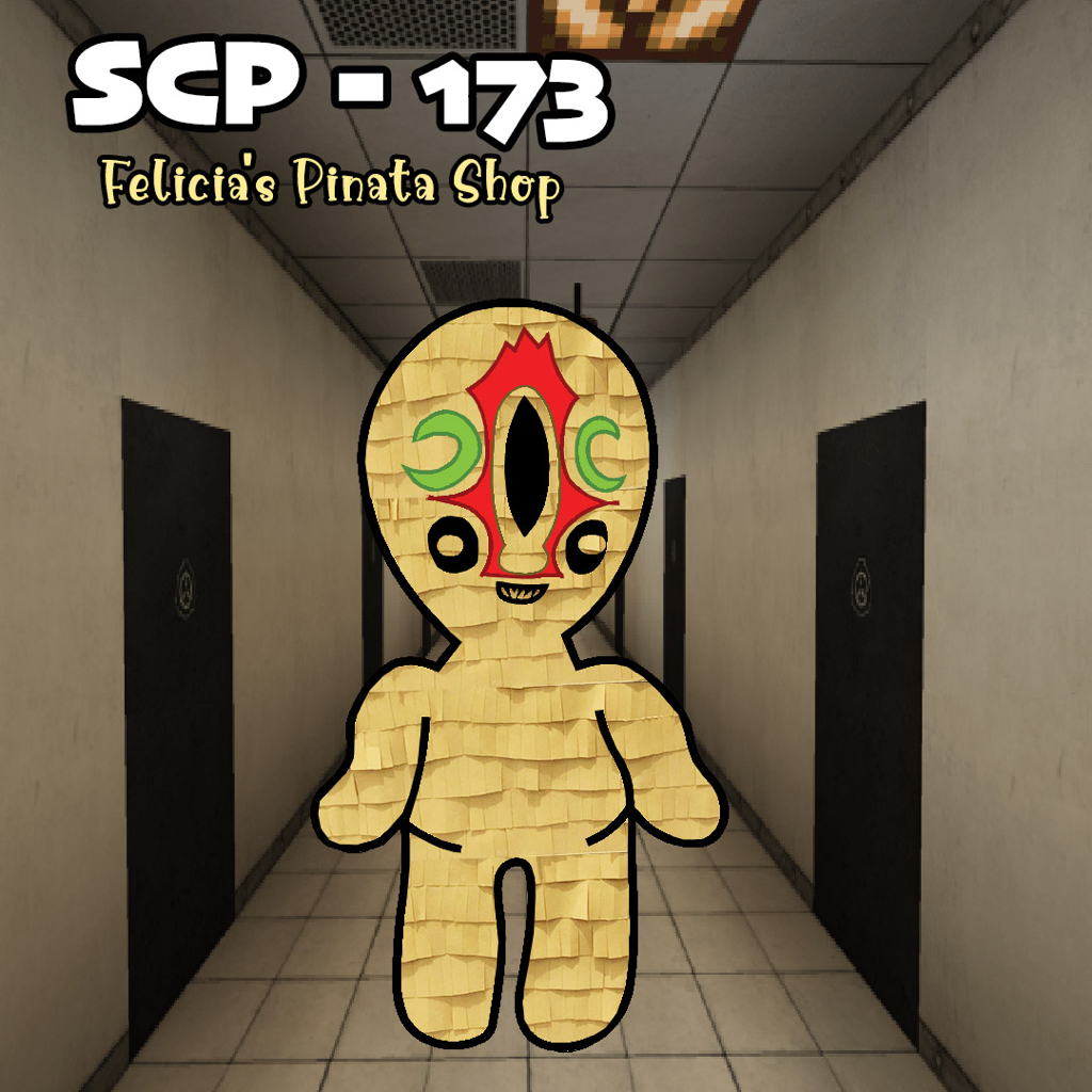 Pinata SCP 173 3008 Alien Jumbo Ulang Tahun