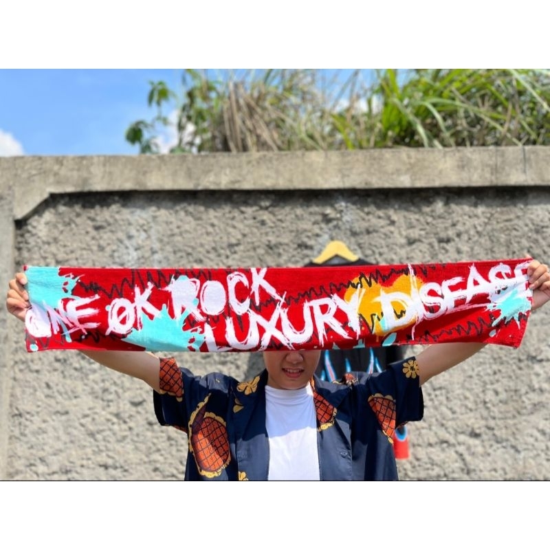 TOWEL ONE OK ROCK LUXURY DISEASE RED JAPAN DOME TOUR 2023