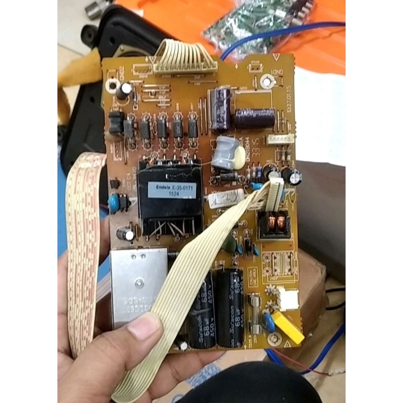 POWER SUPPLY TV LED POLYTRON PLD 32D905 - MESIN TV - PSU TV LED POLYTRON PLD 32D905