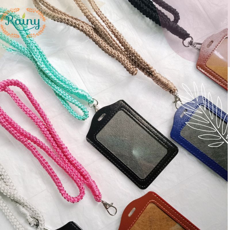 

Tali lanyard ID Card kantor/card holder strap/kalung name tag/ID card/tali gantungan keplek panitia
