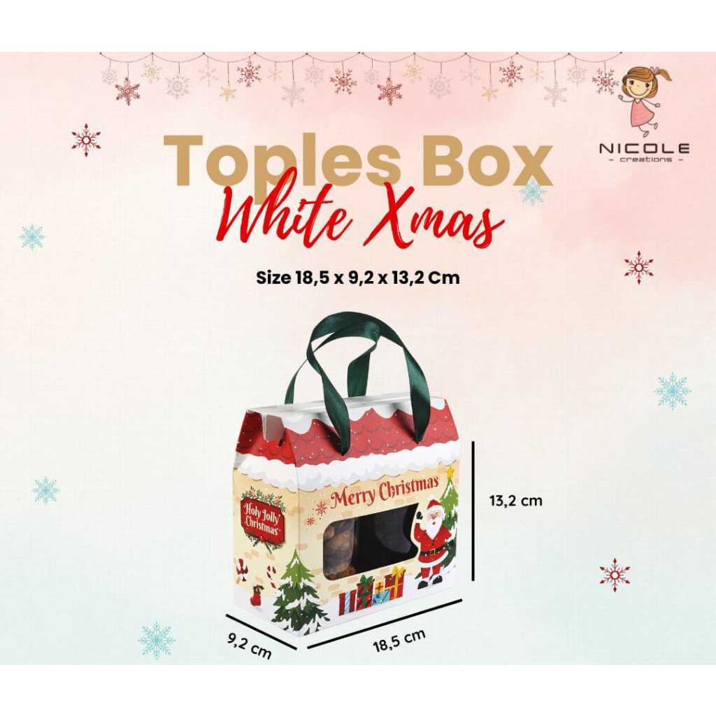

BOX/DUS NATAL MERRY CHISTMAS -WHITE