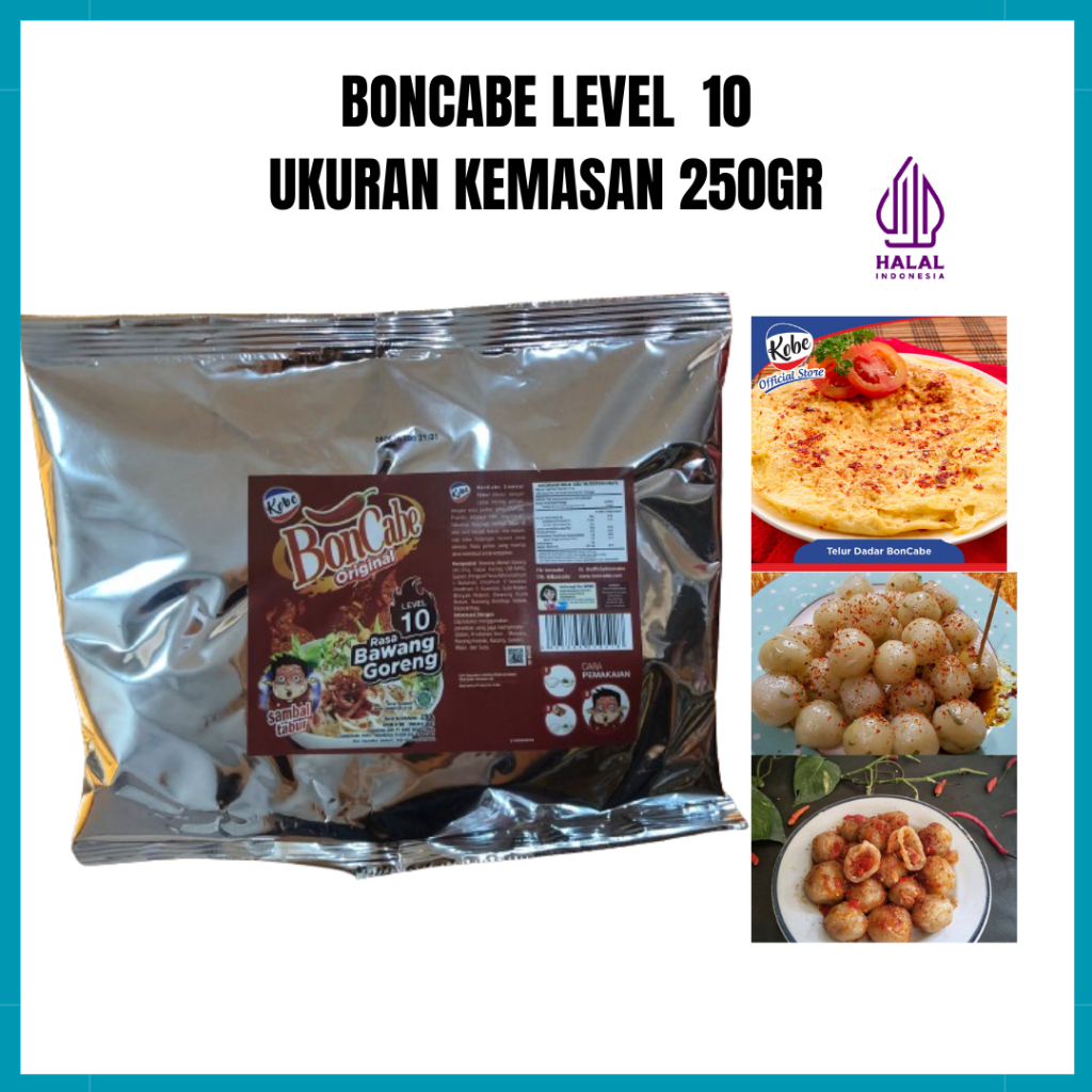 

BONCABE LEVEL 10 250 GRAM ORIGINAL BAWANG GORENG