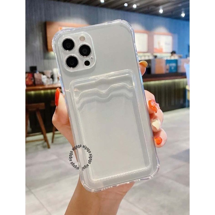 Softcase Transparant Card Holder -  Case Untuk Photocard - For SAMSUNG A01 A02 A02S A03 4G A03S A04 