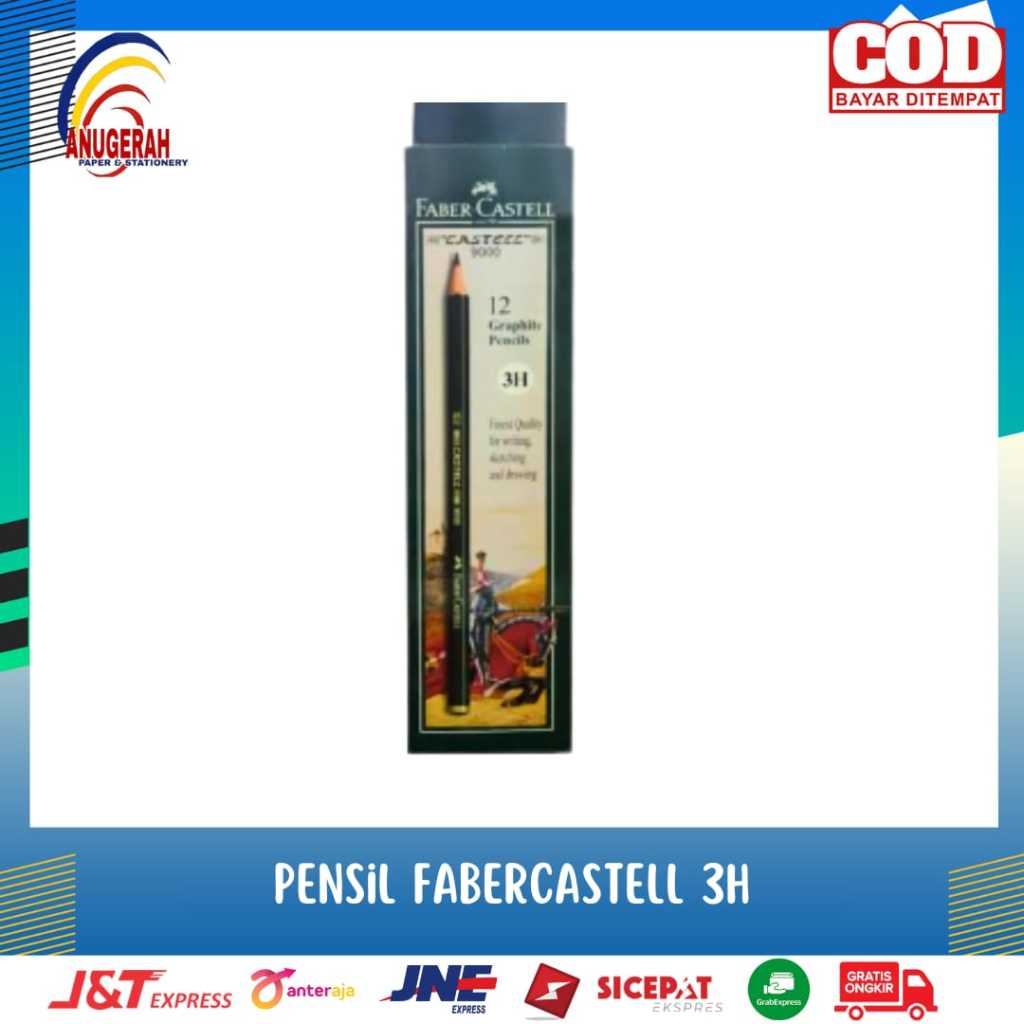 

FABER CASTEL 117113 PENSIL 9000 3H (PCS)