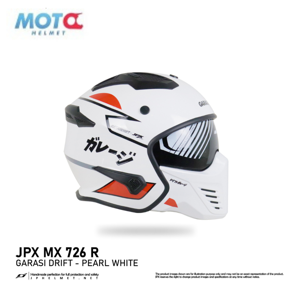 Helm JPX Full Face Mx-726R - Garasi Drift