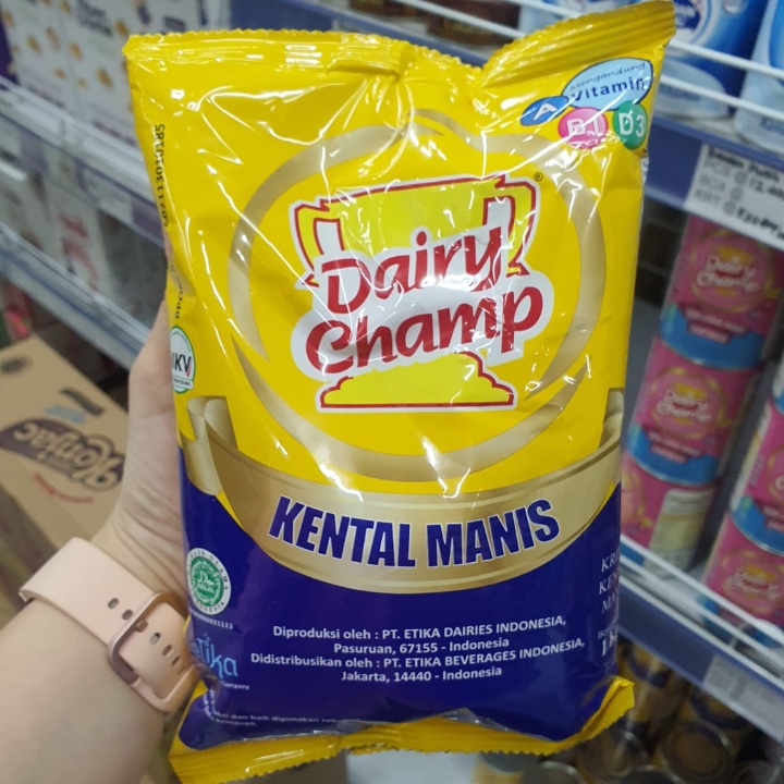 

Ready stock dairychamp susu kental manis 1kg W90 ❇