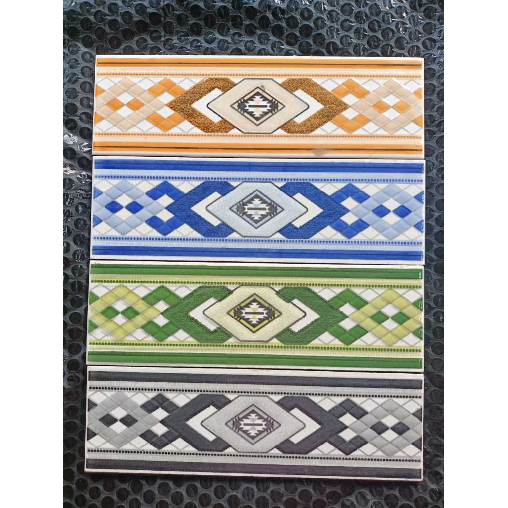 Lis List Keramik Dinding Kamar Mandi Dapur 8x25cm Termurah