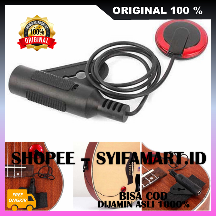 Spul Tempel Gitar Elektrik Pengubah Akustik Menjadi Elektrik Spul Gitar Akustik 100% ORIGINAL