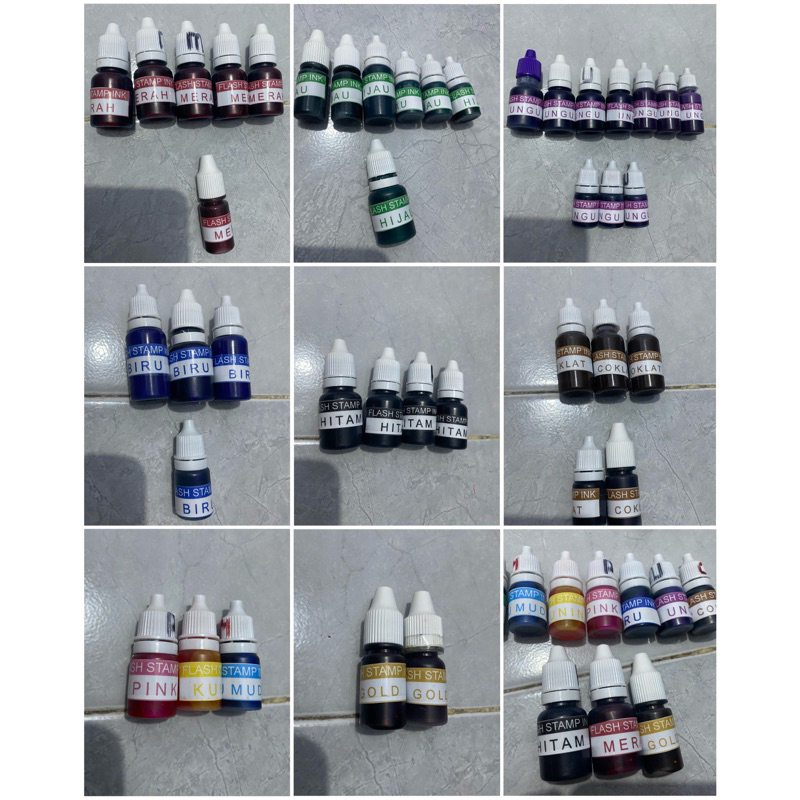 

Tinta Botol Flash Isi Ulang Stempel Flash Tanpa Bantalan