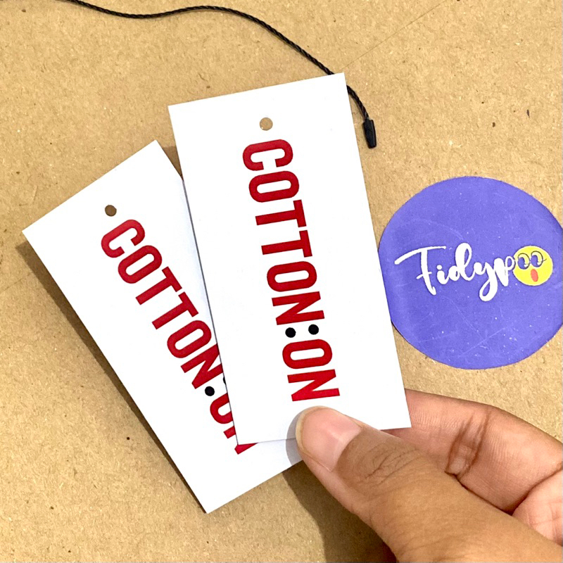 

HANGTAG COTTON ON // HANGTAG BAJU