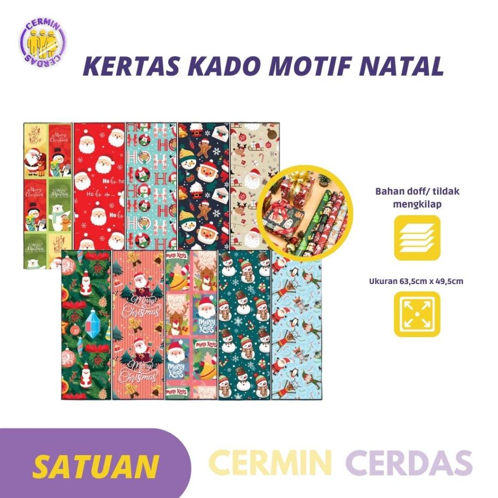 

Kertas Kado Ulang Tahun Natal GIft Wrap Bungkus Kemasan Hadiah Merry Christmas