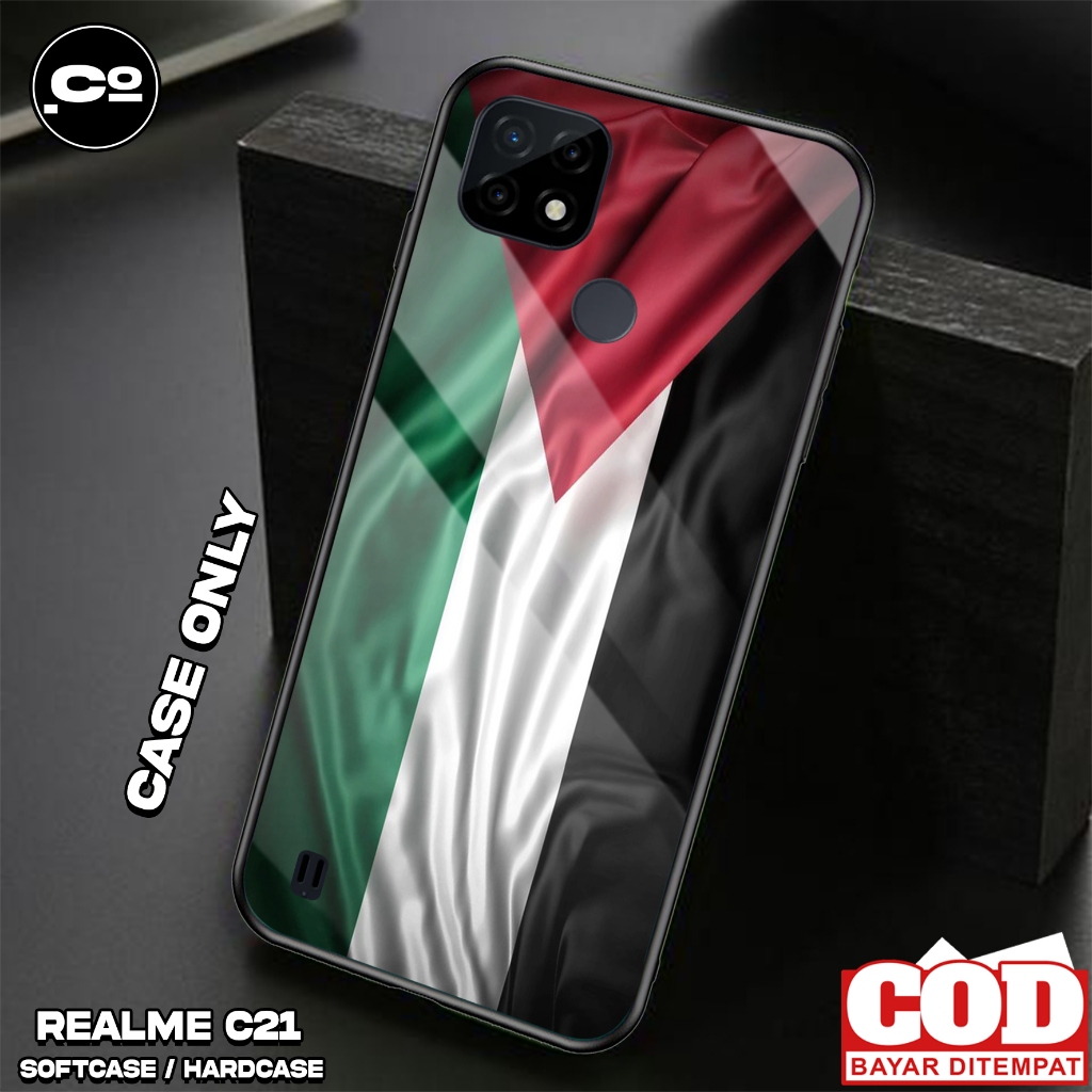 Case REALME C21 / REALME C21Y - Casing REALME C21 / REALME C21Y [ Free Palestine ] Silikon REALME C2