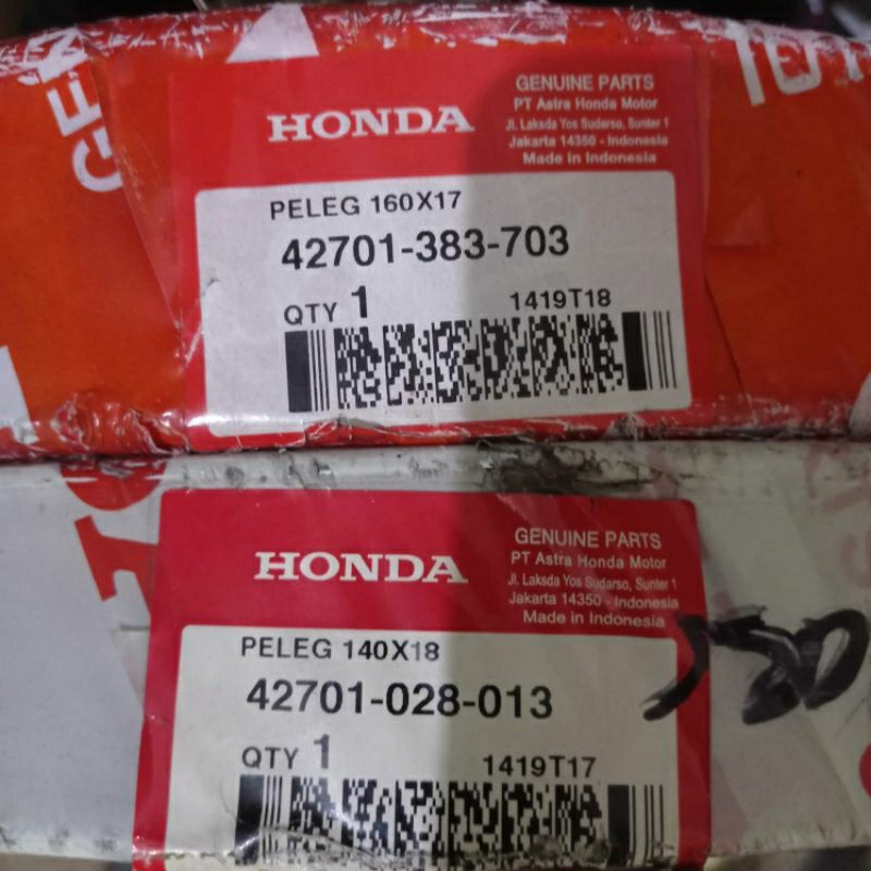 ring rim velg honda win depan belakang original ahm