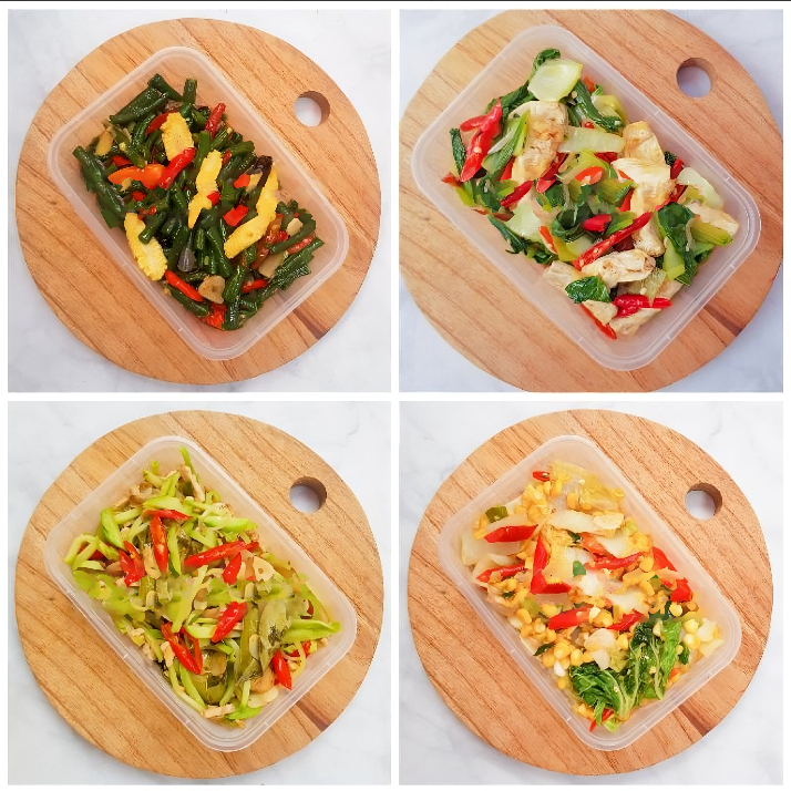 

Menu Matang Tumis Toge, Kacang Panjang, Sawi Putih, Labu Siam, Pakcoy, Buncis Box 500ml