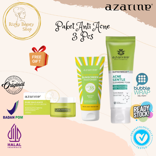 Azarine paket Anti Acne 3Pcs