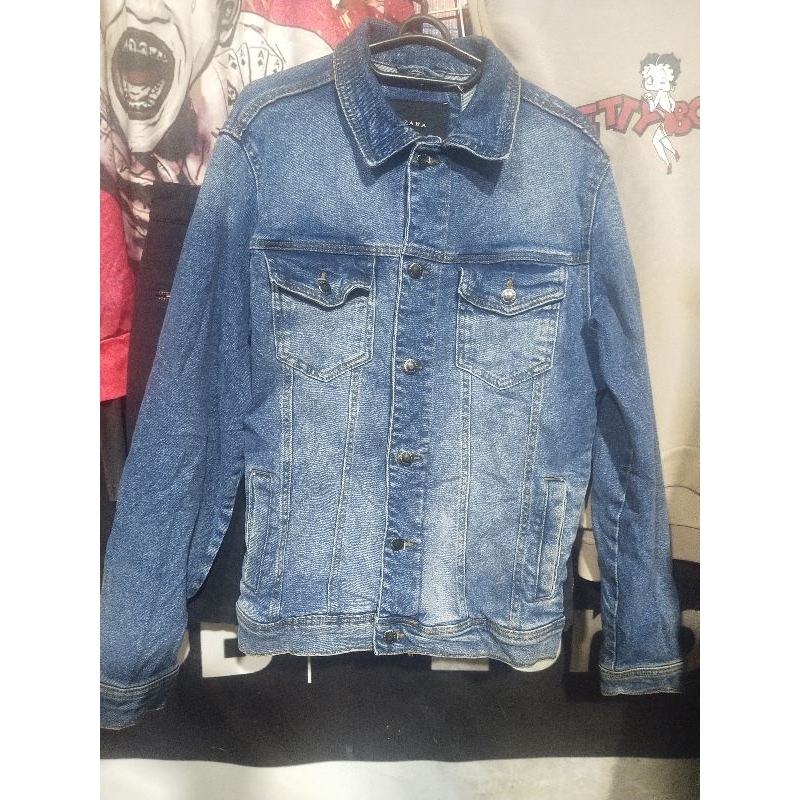 jaket jeans Zara second