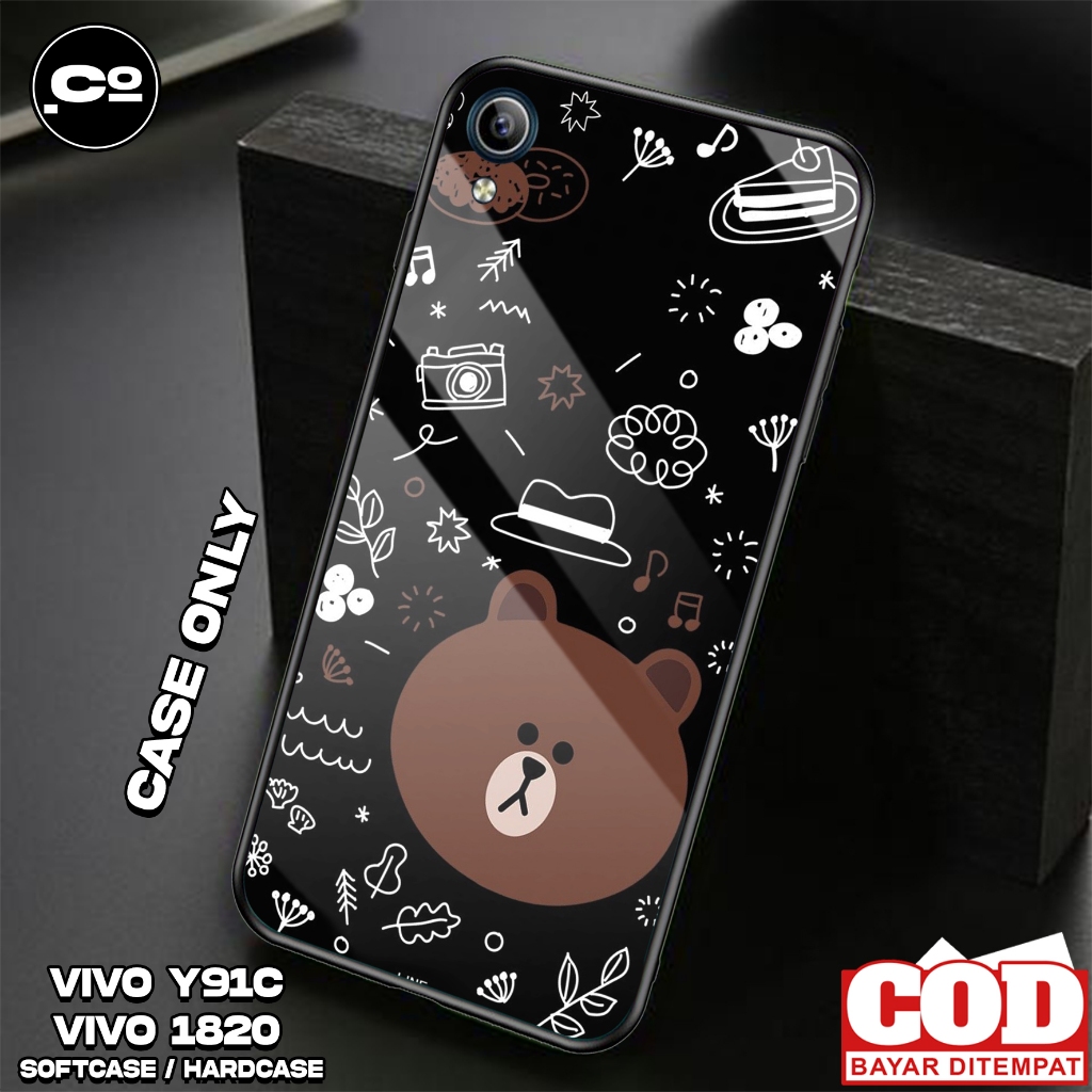 Case VIVO Y91C / VIVO 1820  - Casing VIVO Y91C / VIVO 1820 [ BEAR ] Silikon VIVO Y91C / VIVO 1820  -