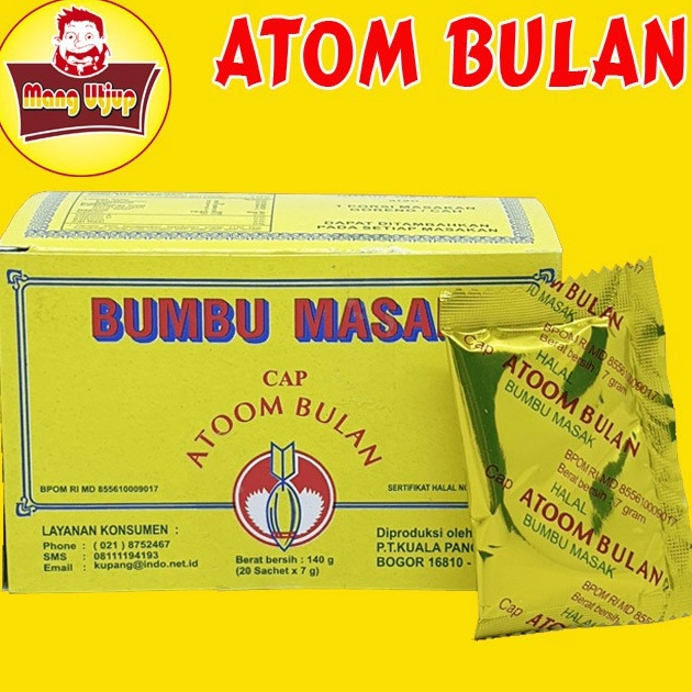 

[KODE PRODUK NR7OF6339] BUMBU MASAK CAP ATOOM BULAN BOX ISI 20 Pcs