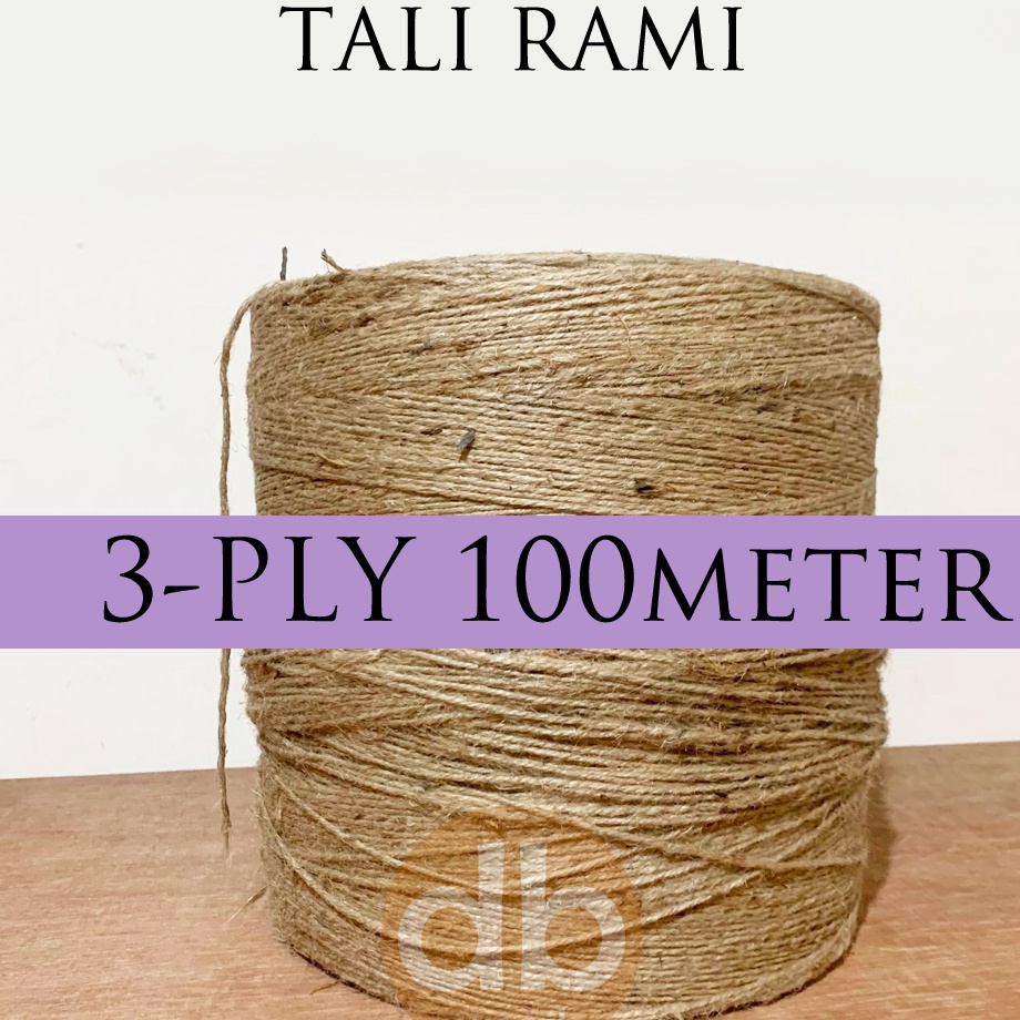 

[KODE PRODUK QK6PW9149] Tali Rami 3 PLY 100meter