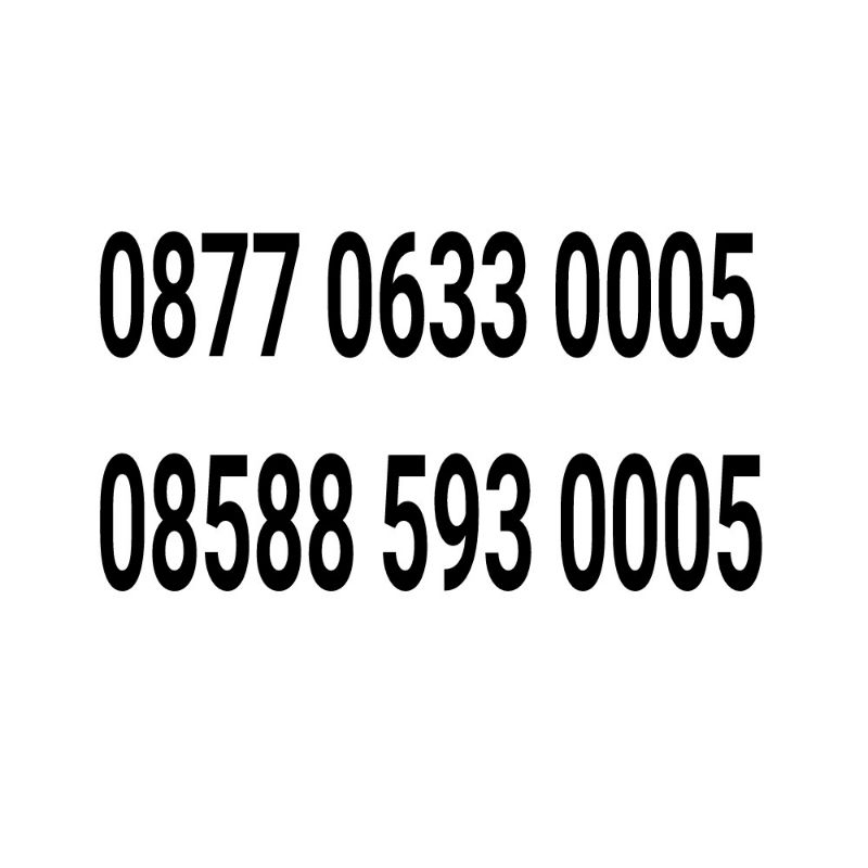 Nomor cantik xl nomor, indosat perdana