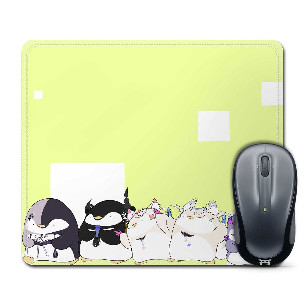 Mouse pad gaming anime vtuberHOLO EN PENGUIN DOLL ADVENT-HOLO ENmaterial Rubber