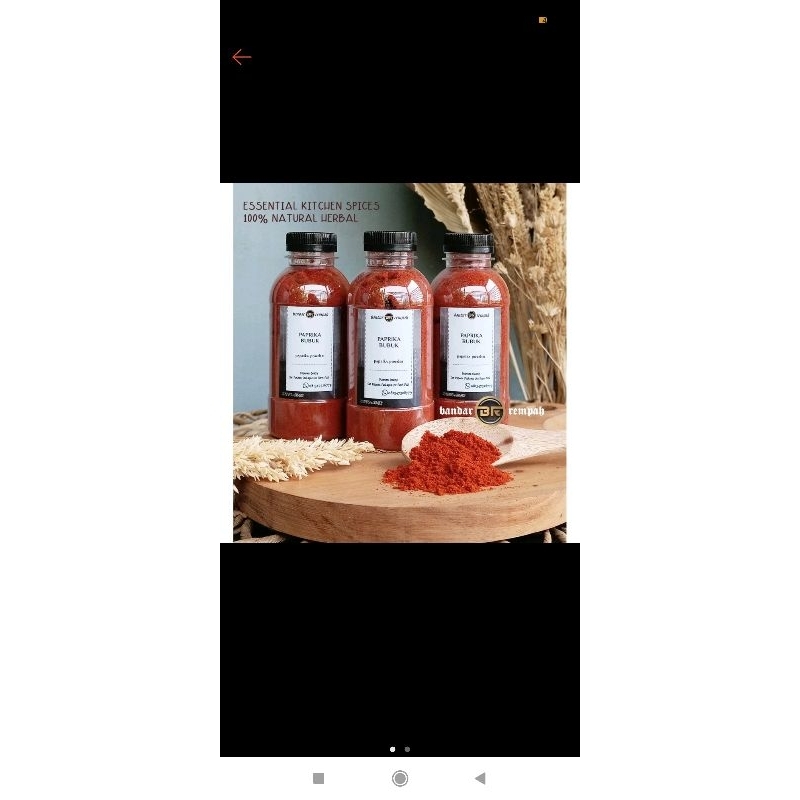 

paprika powder/paprika bubuk 85gr