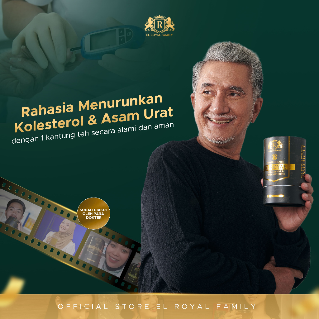 

El Royal Cholesterol & Gouty Arthritis-Koresterol & Asam Urat | Obat Herbal Asam Urat dan Kolestrol Nyeri Sendi Paling Ampuh